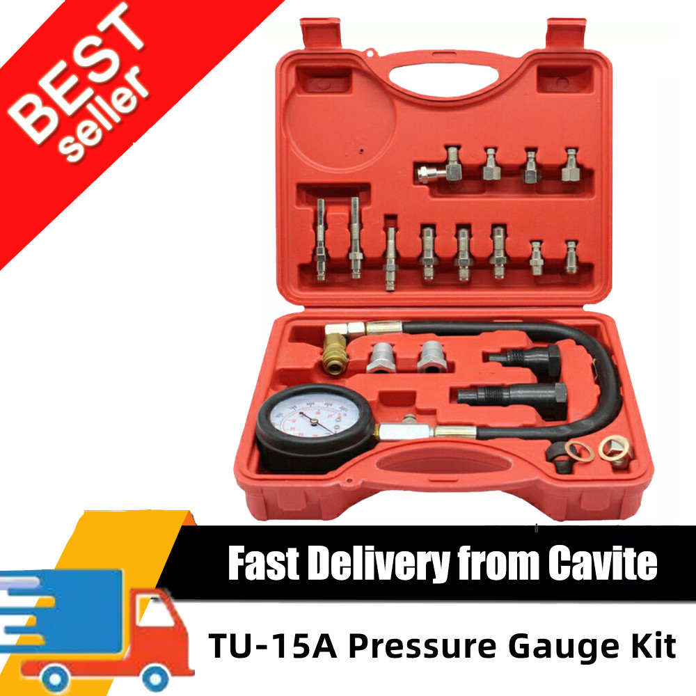 Diesel Fuel Pressure Gauge Kit, TU15A Petrol Diesel Fuel Pressure