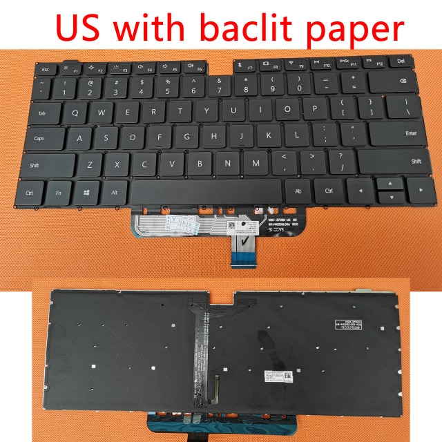 Ori US Russian Keyboard For Huawei Matebook D14 D15 Bob Boh NBLKWAX9X
