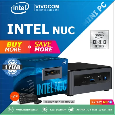 INTEL BOXNUC10I3FNH1-999L TC CORE I3-10110U / 8GB DDR4 2666Mhz Memory / 512GB SSD / with FREE: KEYBOARD & MOUSE