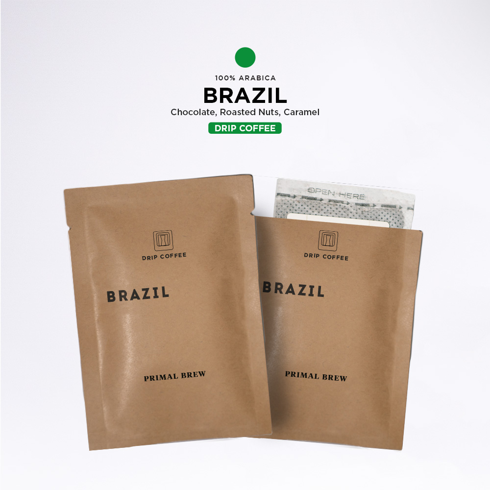 Primal Brew Coffee Brazil Santos Single Drip Coffee Bag Lazada PH