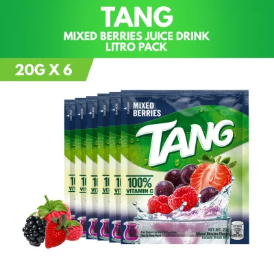 Tang Powdered Juice Mixed Berries Litro 20g Pack of 6