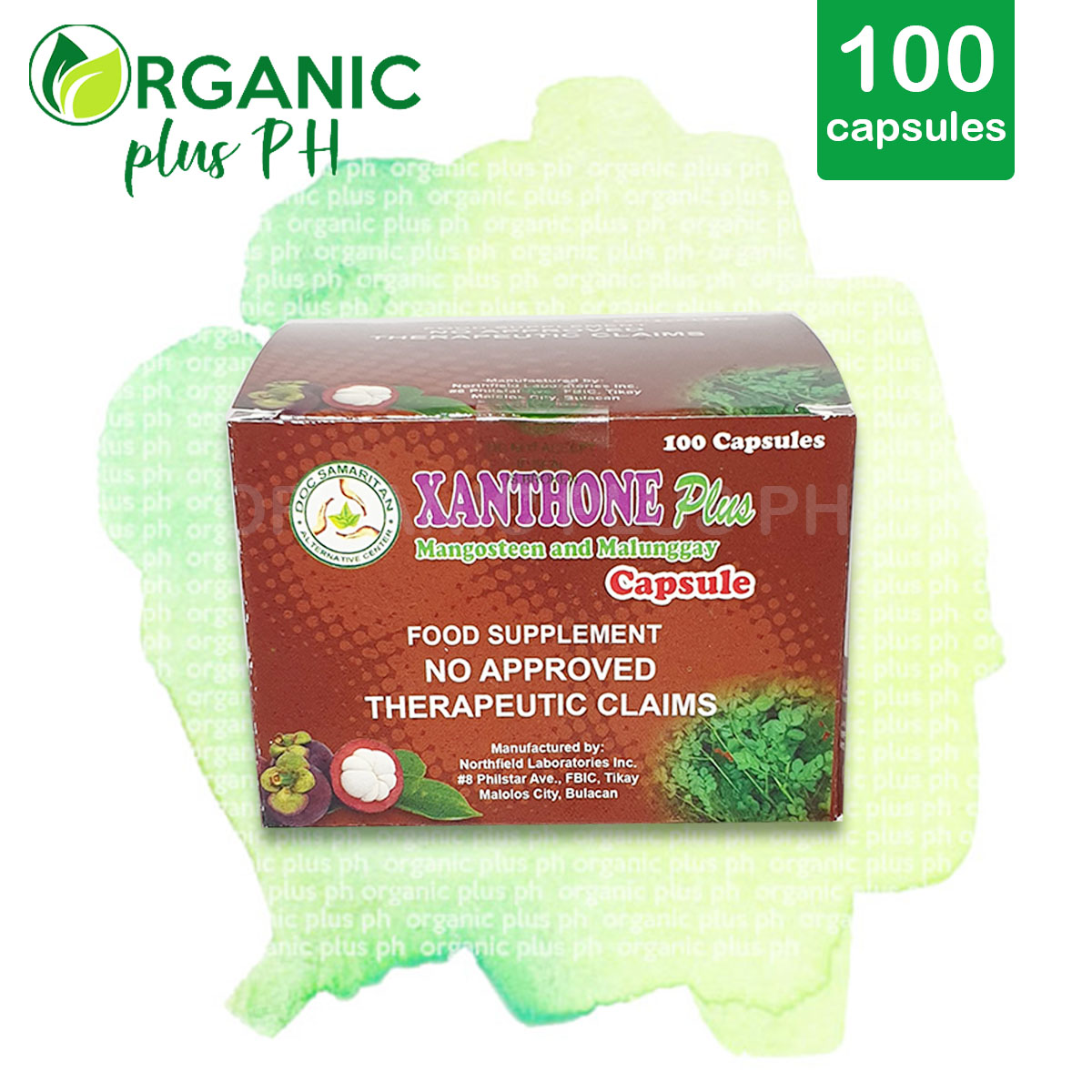 Xanthone Plus Mangosteen and Malunggay Capsule 100 Authentic (SET OF 1