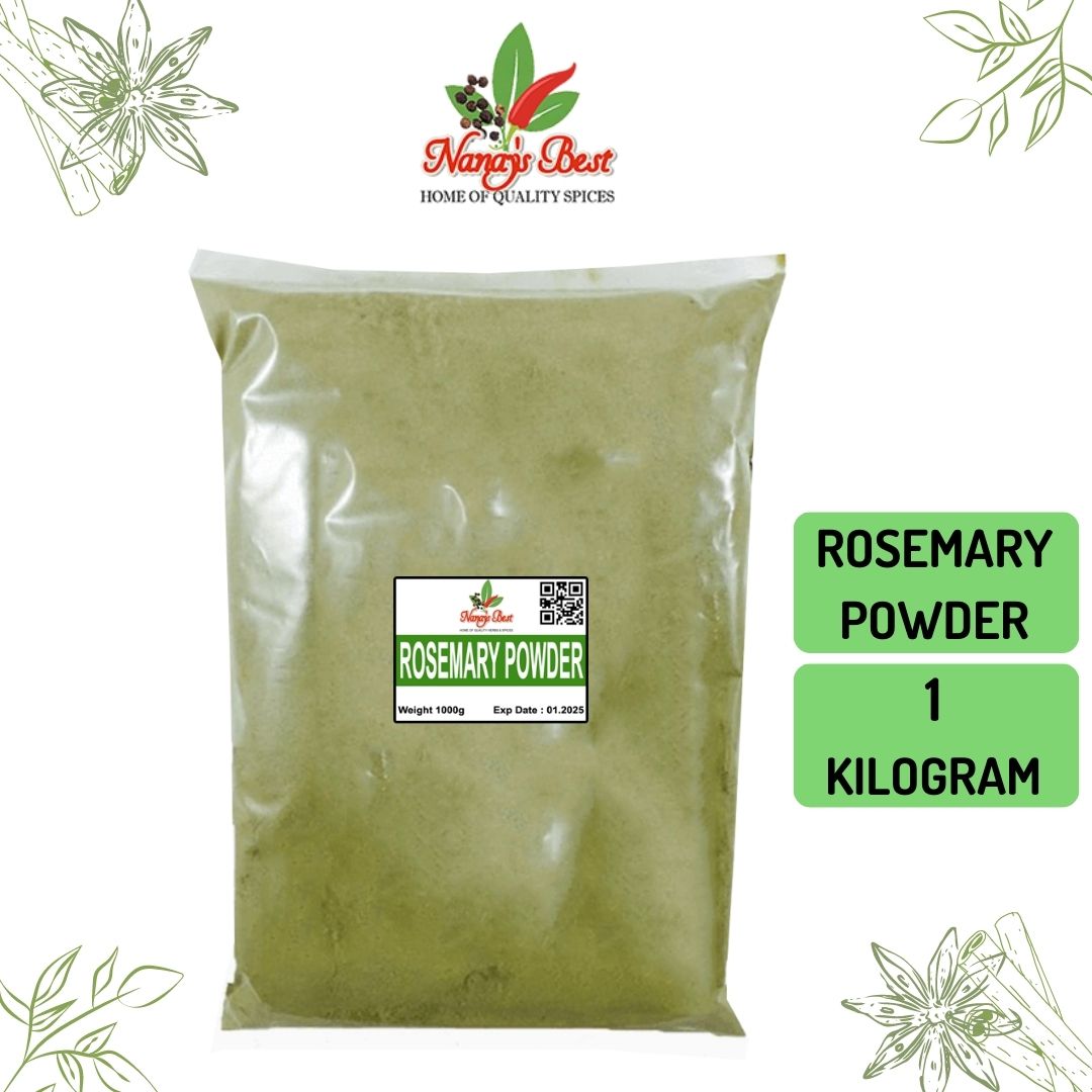 NanaysBest Rosemary Powder 1Kg 1000 Grams Rosemary herb Powder Ground