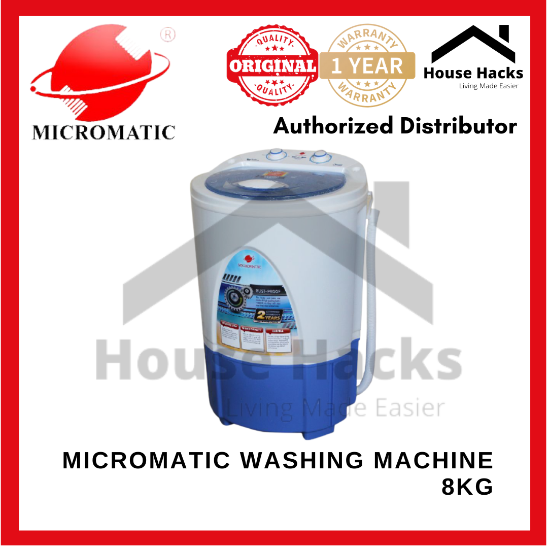 Micromatic Washing Machine 8KG MWM850 (House Hacks) Lazada PH