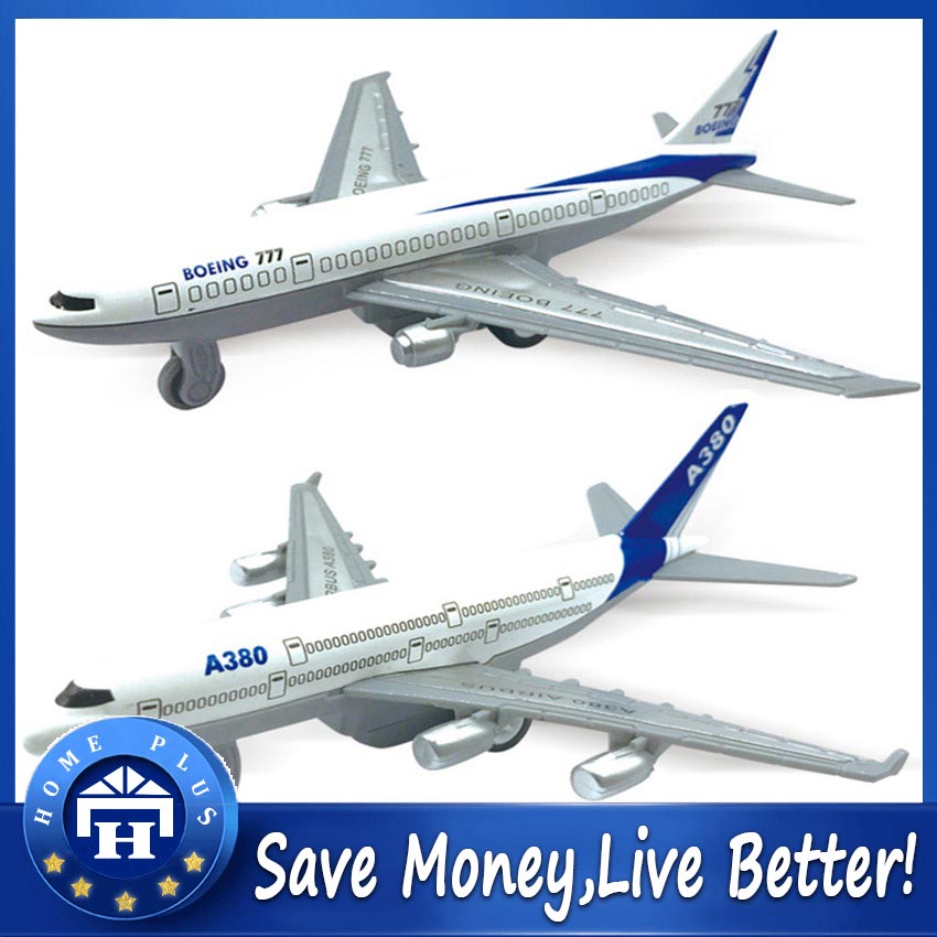 Alloy Airplane Model  777 Airliner Toy for Kid Home Decor Gift Green 