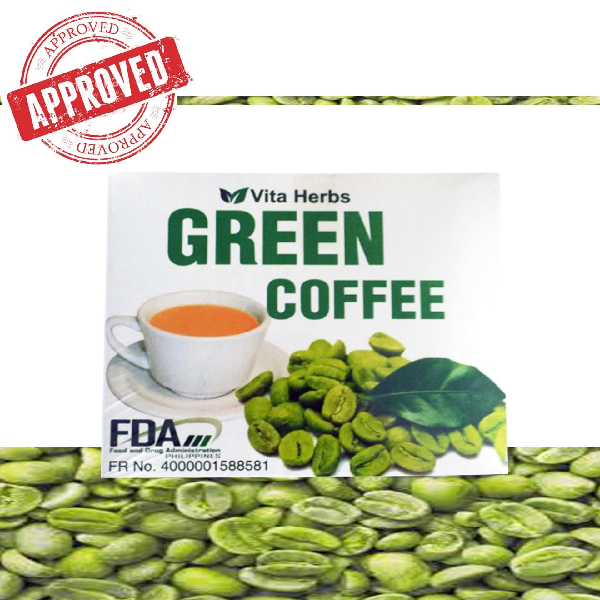 VITA HERBS GREEN COFFEE HEALTHY COFFEE FOR HEALTHY LIVING 21g x 10