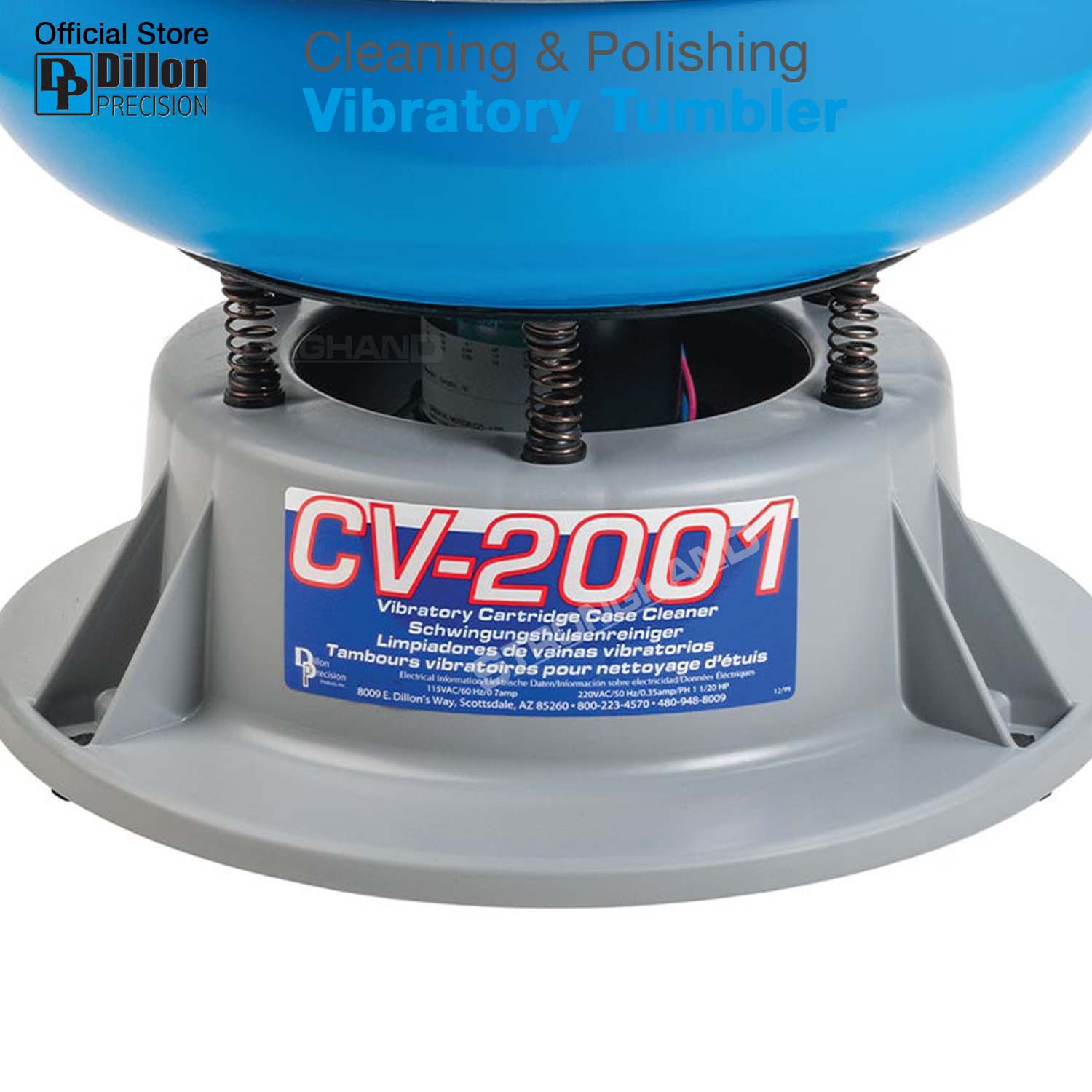 Vibratory Tumbler Case Cleaner Polisher for Brass Cases Metal Jewellery