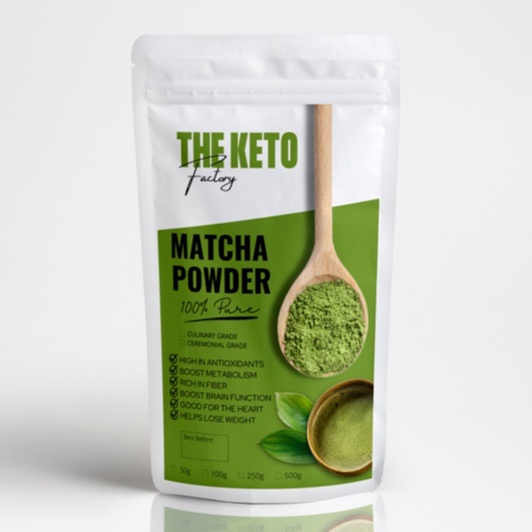 The Keto Factory Pure Organic Matcha Powder (Culinary/Ceremonial Grade ...