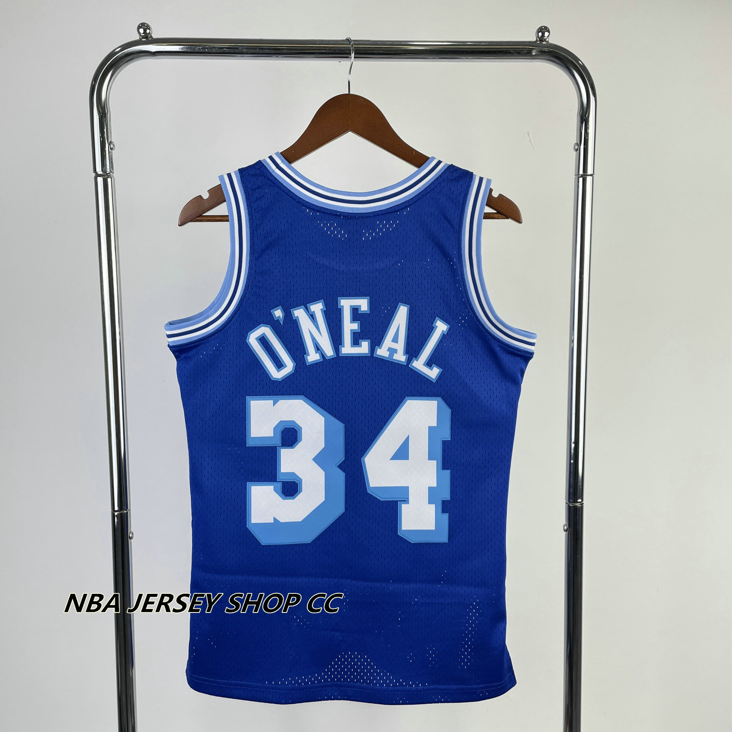 Hardwood Classics Shaquille O'Neal Blue 96-97 Lakers Jersey #34 – Deadstock