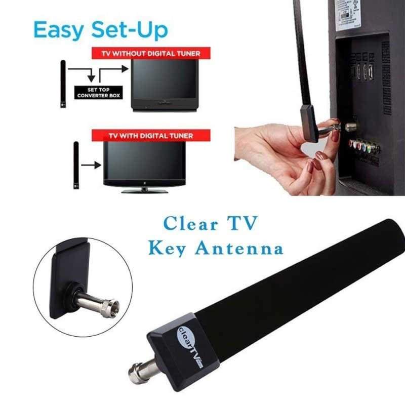 clear tv key hd digital antenna as seen on tv