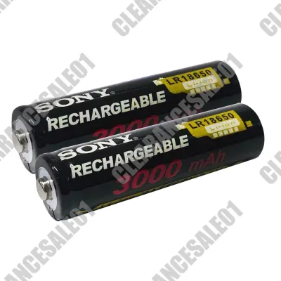 2pcs SONY 18650 3.7V high quality chargeable battery PER PC
