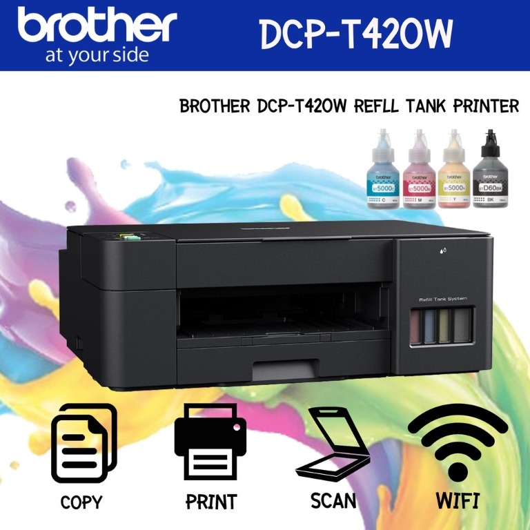 Brother DCP-T420W Refill Ink Tank Printer | Lazada PH