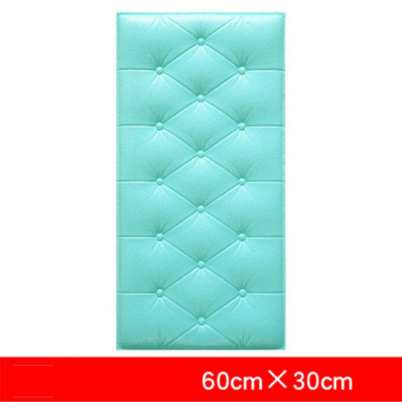 3D DIY Self Adhesive Anticollision Foam Wallpaper Waterproof Wall