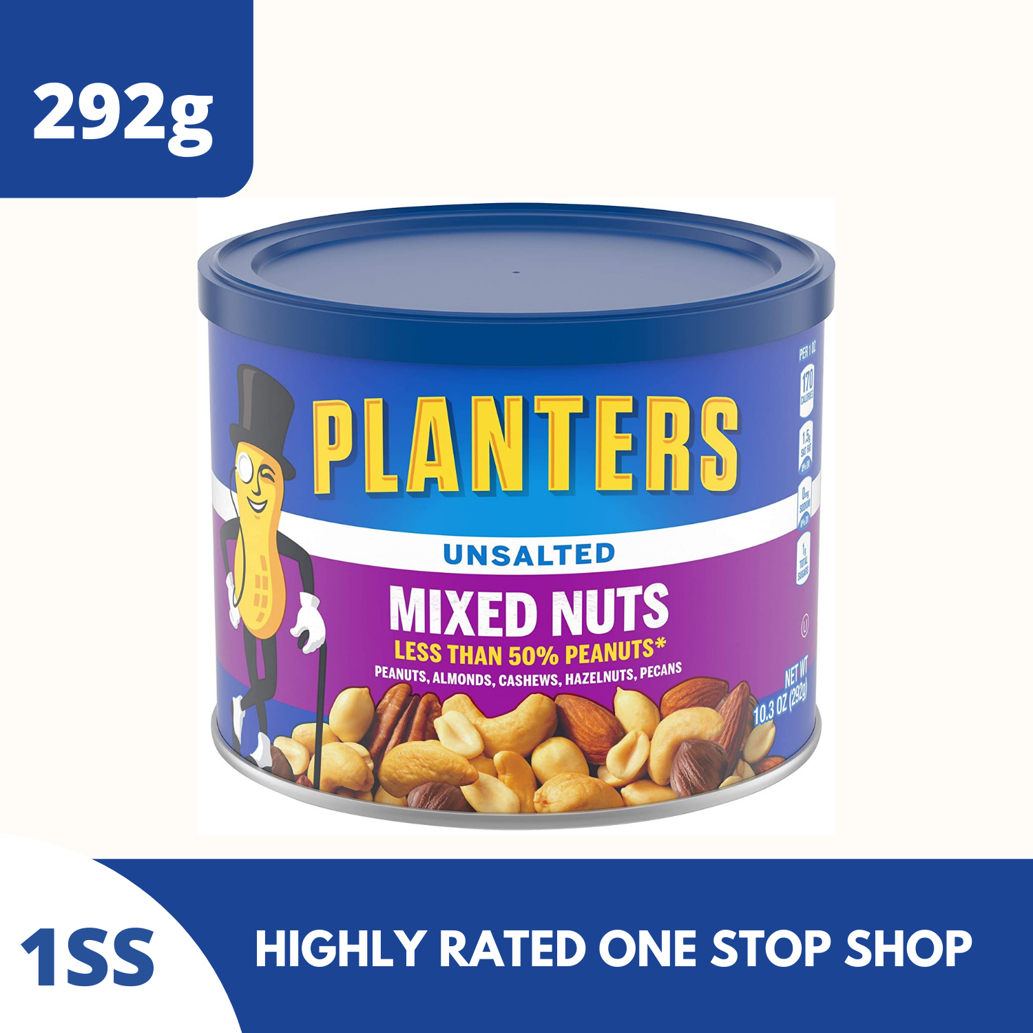 Planters Unsalted Mixed Nuts 292g (sws) Lazada PH