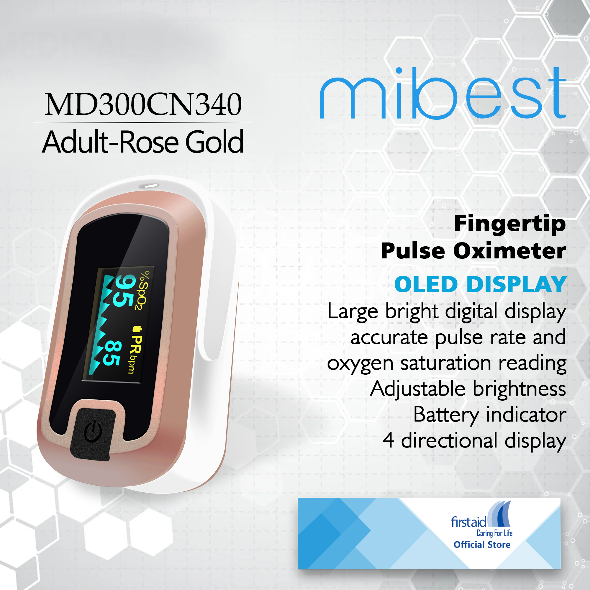 md300cn340 pulse oximeter