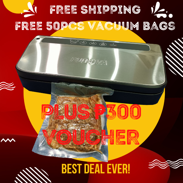 FREE SHIPPING!!! Fudova V1002MR Heavy Duty Vacuum Sealer 80kPa Stainless Top Vacuum Sealer