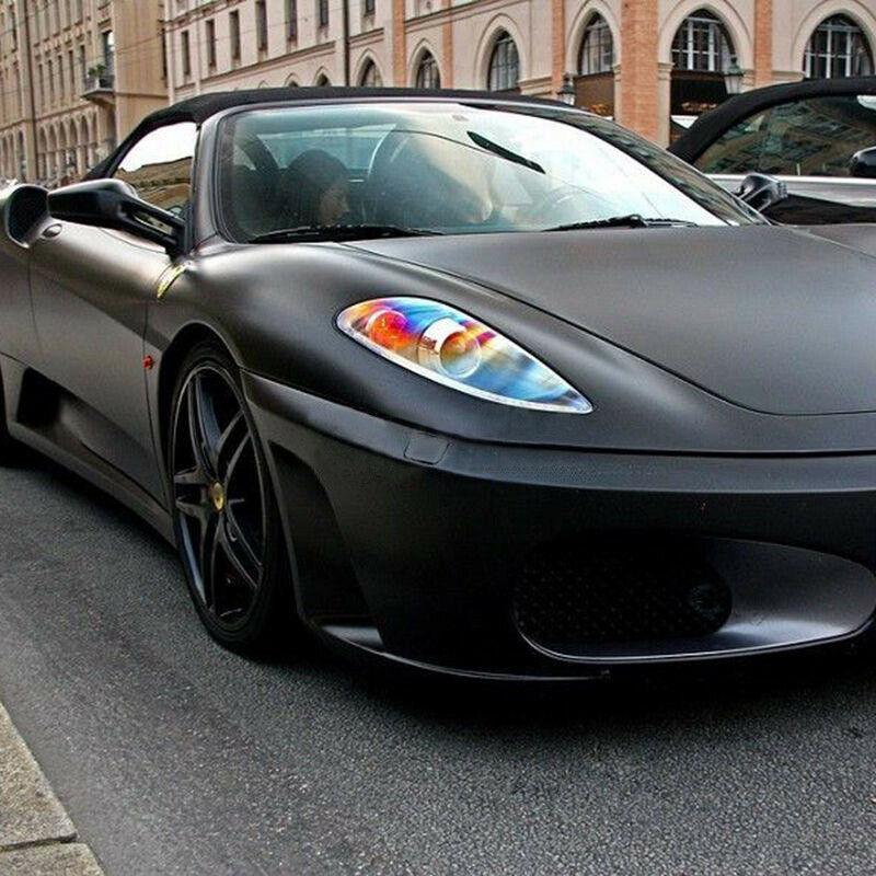 12X60 inch Matte Black Vinyl Film Wrap Car Diy Sticker lefueletronic