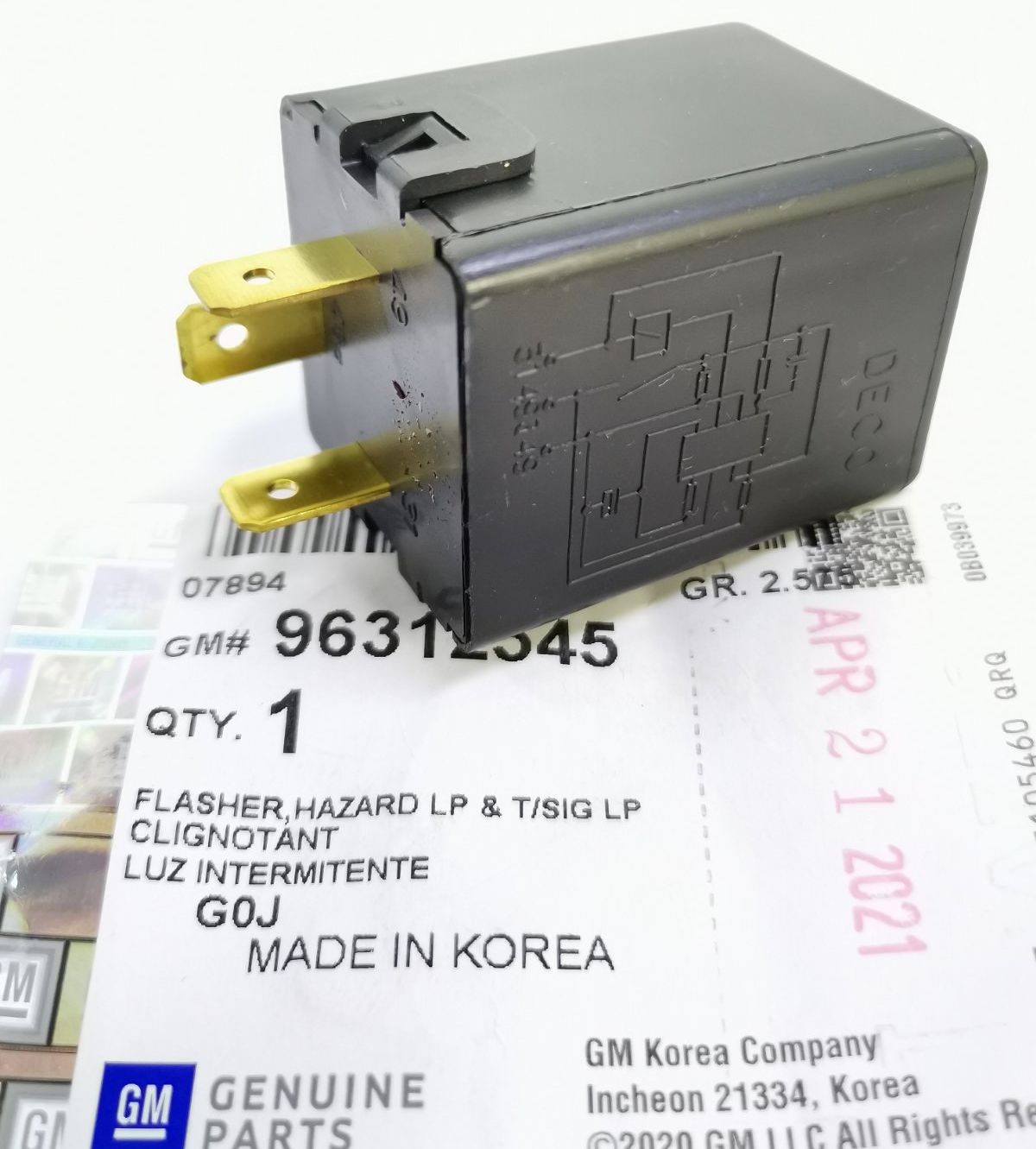 GM Flasher / Hazard & Turn Signal Relay for Chevrolet Optra / Chevrolet