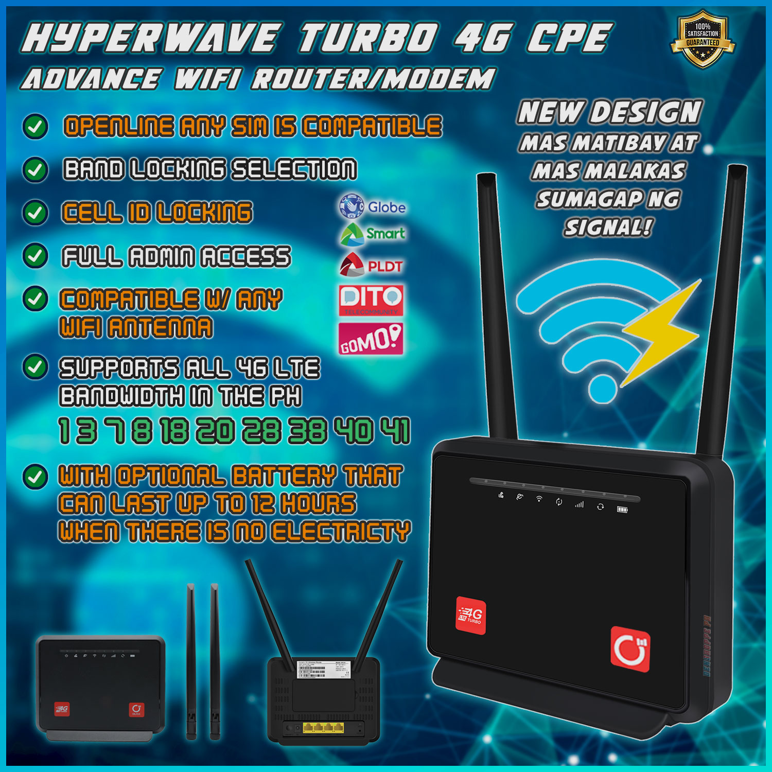 Premium HyperWave WiFi CPE Permanent Full admin Router Modem OPENLINE ...