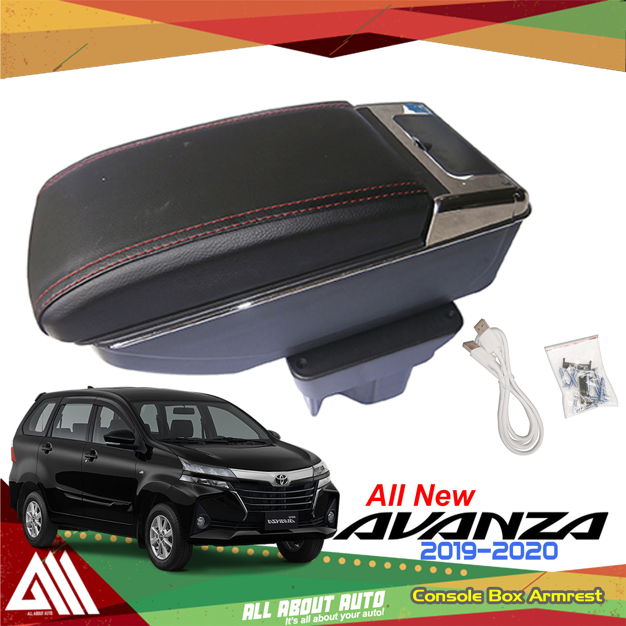 Toyota Avanza 2019-2020 OEM Armrest Console Box with 7 USB PORT | Lazada PH