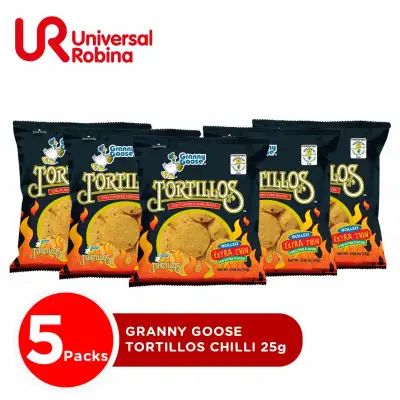 Granny Goose Tortillos Chili 25G - Pack Of 5