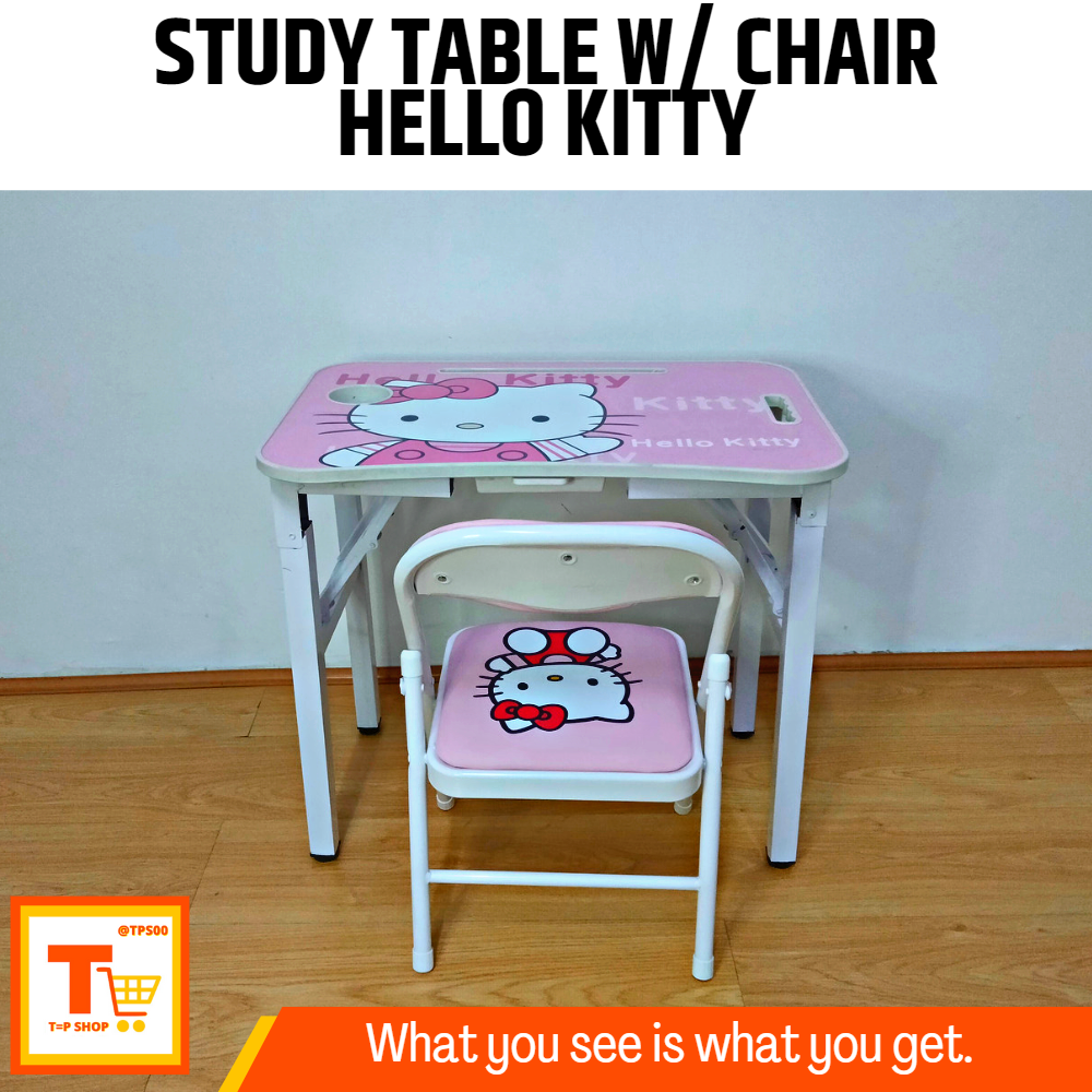 Hello kitty study table and chair online