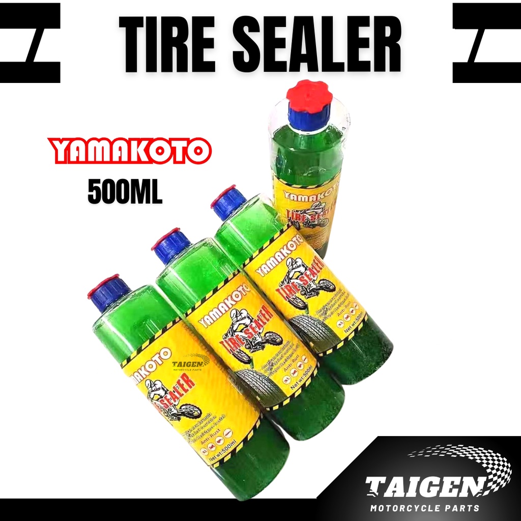 YAMAKOTO Motorcycle Tire Sealant / Tire Sealer 500ml (Clear Bottle