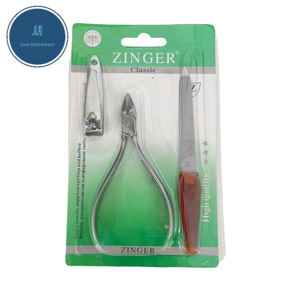 Zinger 3in1 Nail Clipper Nail Trimmer Nipper Set Lazada PH
