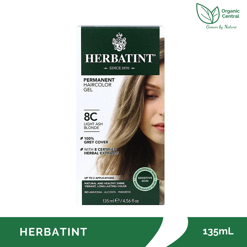 Herbatint 8C Light Ash Blonde Hair Color 135mL Lazada PH
