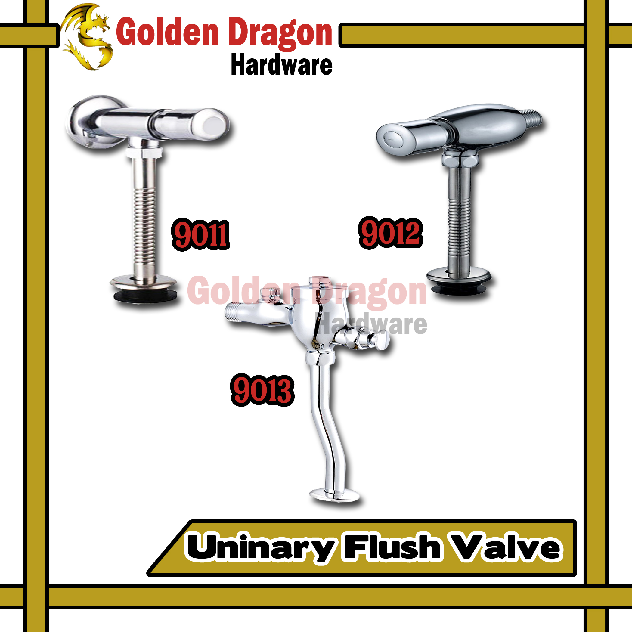 Exposed Urinal Flush Valve Toilet Button Type Manual Delay Automatic Shutoff US 