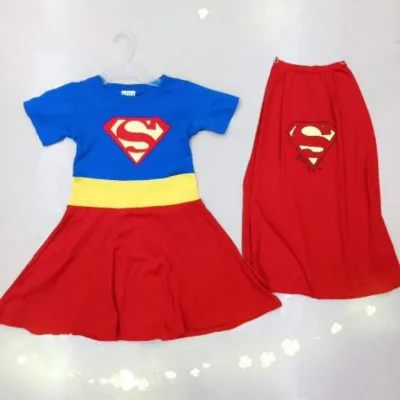 hot super girl kids costume 2yrs to 8 yrs old