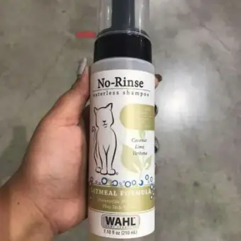 wahl no rinse cat shampoo