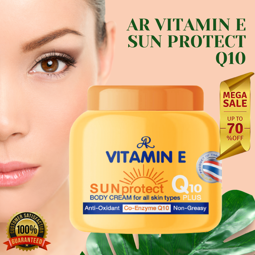 AR Vitamin E Sun Protect Q10 Plus Body Cream 200ML Original from