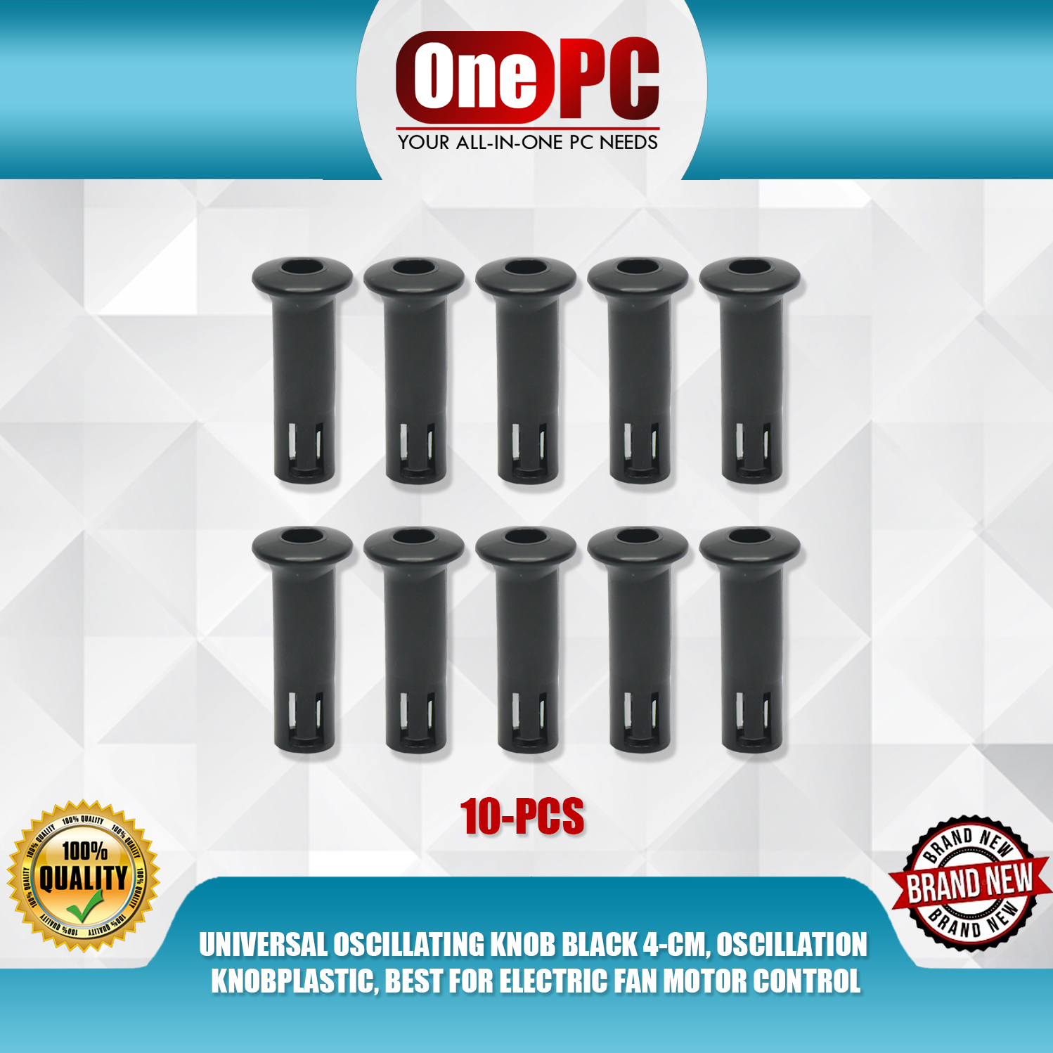 UNIVERSAL OSCILLATING KNOB BLACK 4CM, OSCILLATION KNOB PLASTIC, BEST