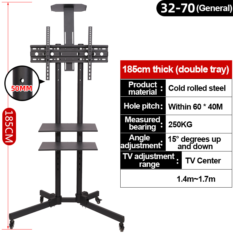 Universal TV Stand A movable allinone floorstanding rotating LCD