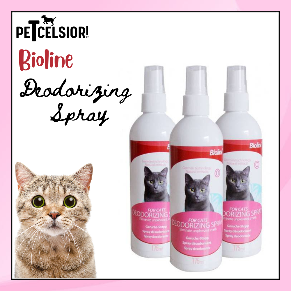 Petcelsior Bioline Deodorizing Spray for Cats Eliminate Unpleasant