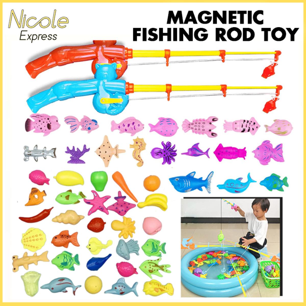 Magnetic Fishing Rod Toy for Kids Children's Unisex Water Playing