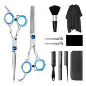 11PCS Hair Cutting Scissors Set by 