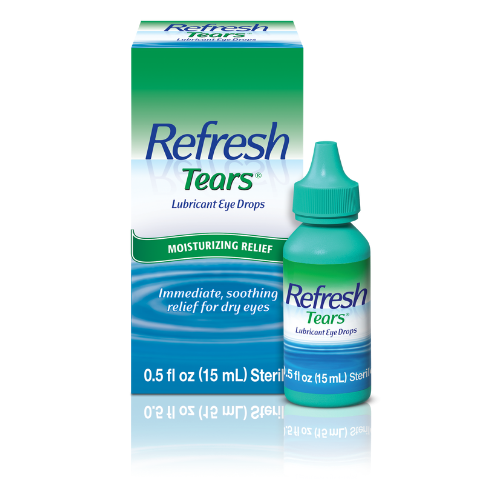 Refresh Tears Lubricant Eye Drops, Moisturizing Relief, 0.5 fl.oz
