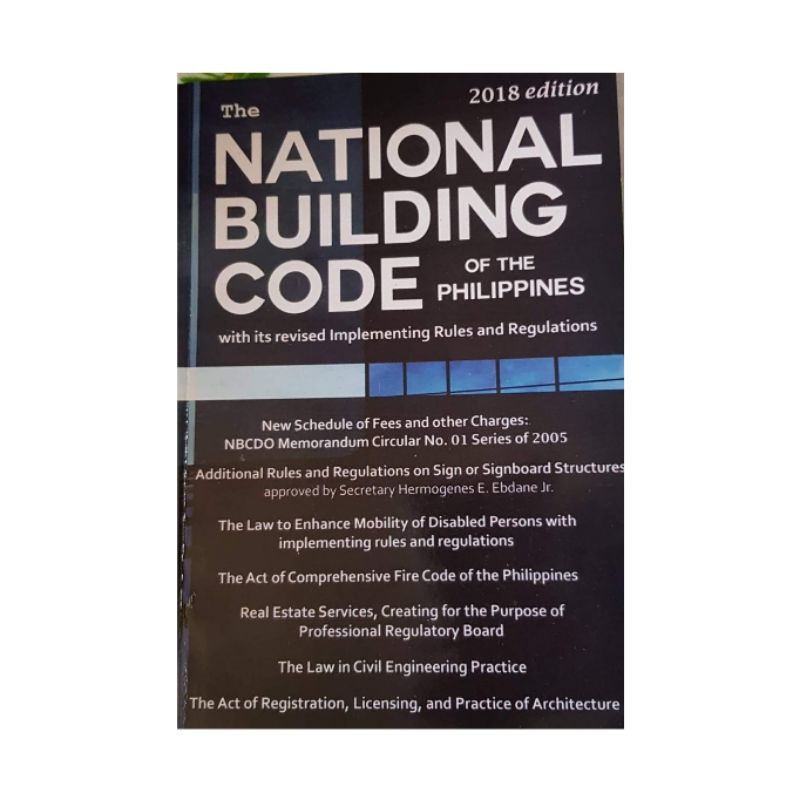 The National Building Code Of The Philippines Lazada PH