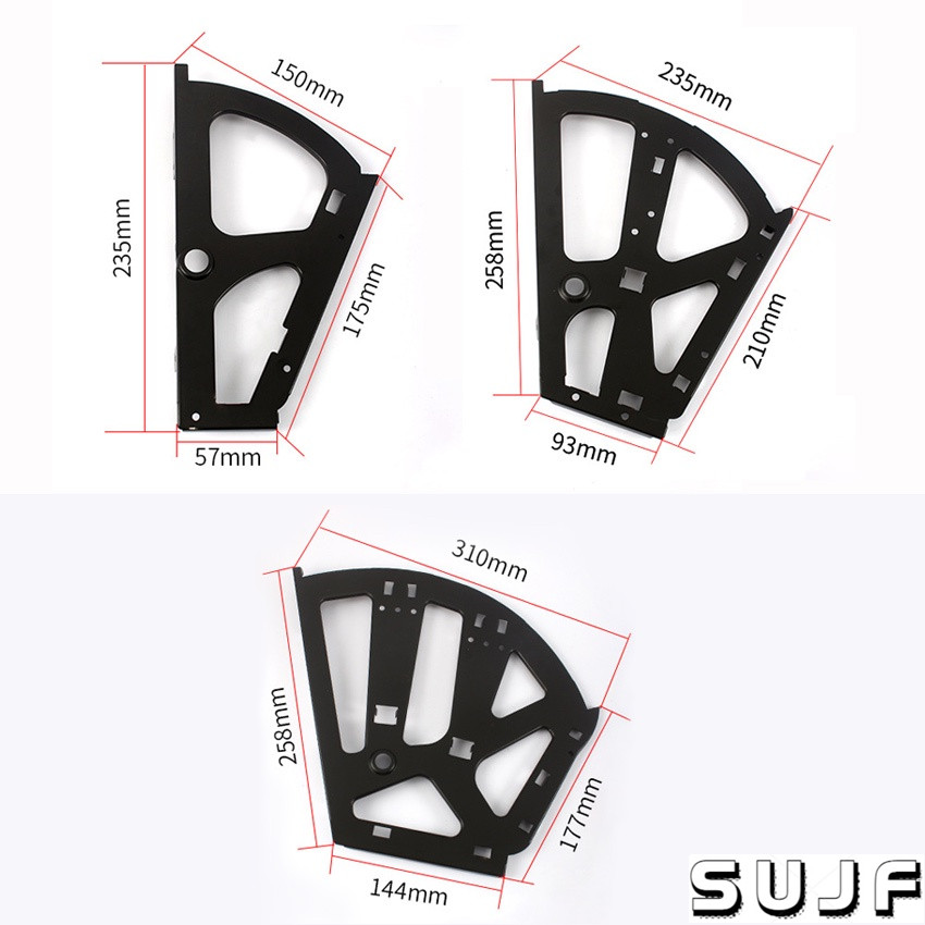 (2PCS) Hinges 1/2/3 Layers Shoe Flip Frame Shoe Rack