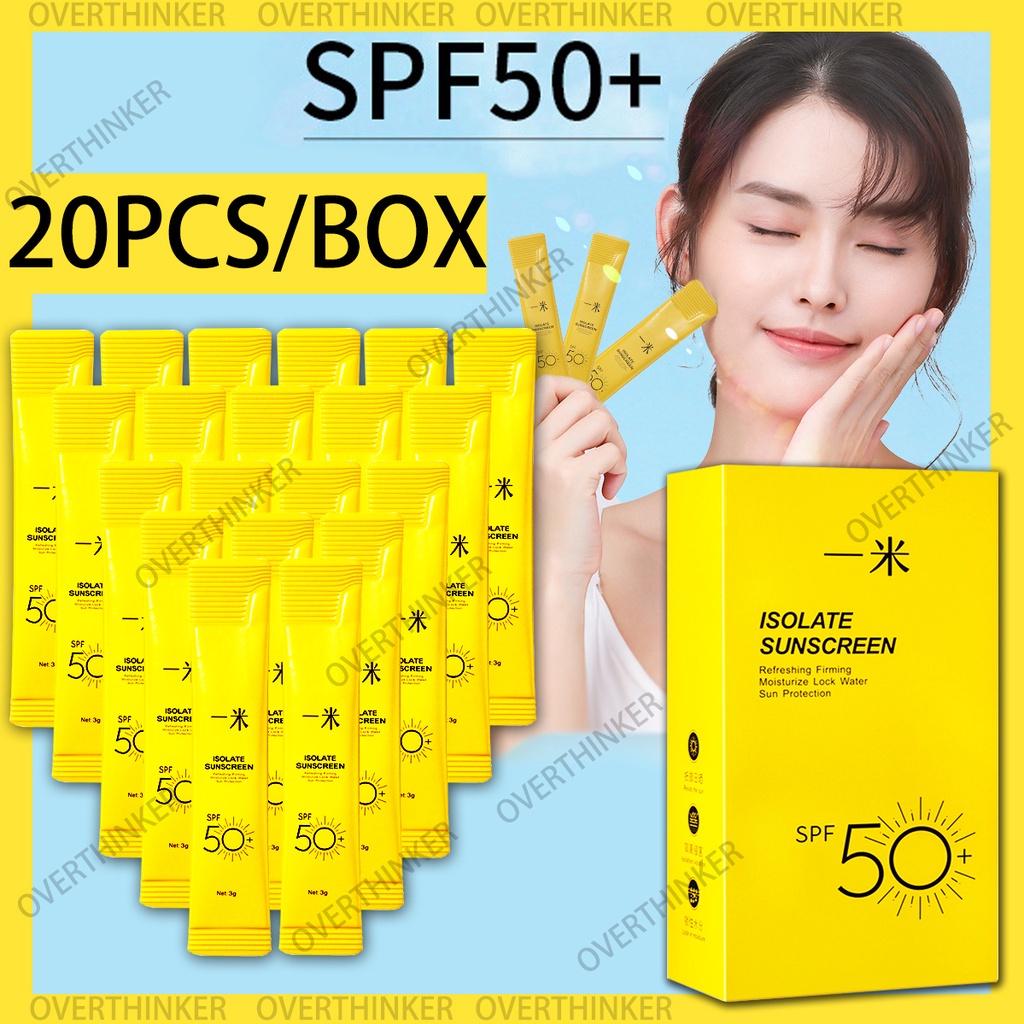Isolate Sunscreen Spf 50+ Suncream Face Body Sunblock Cream UV