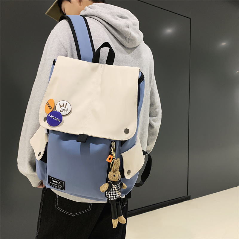 COD Korean shoulder bag high quality casual backpack men and women backpack large capacity