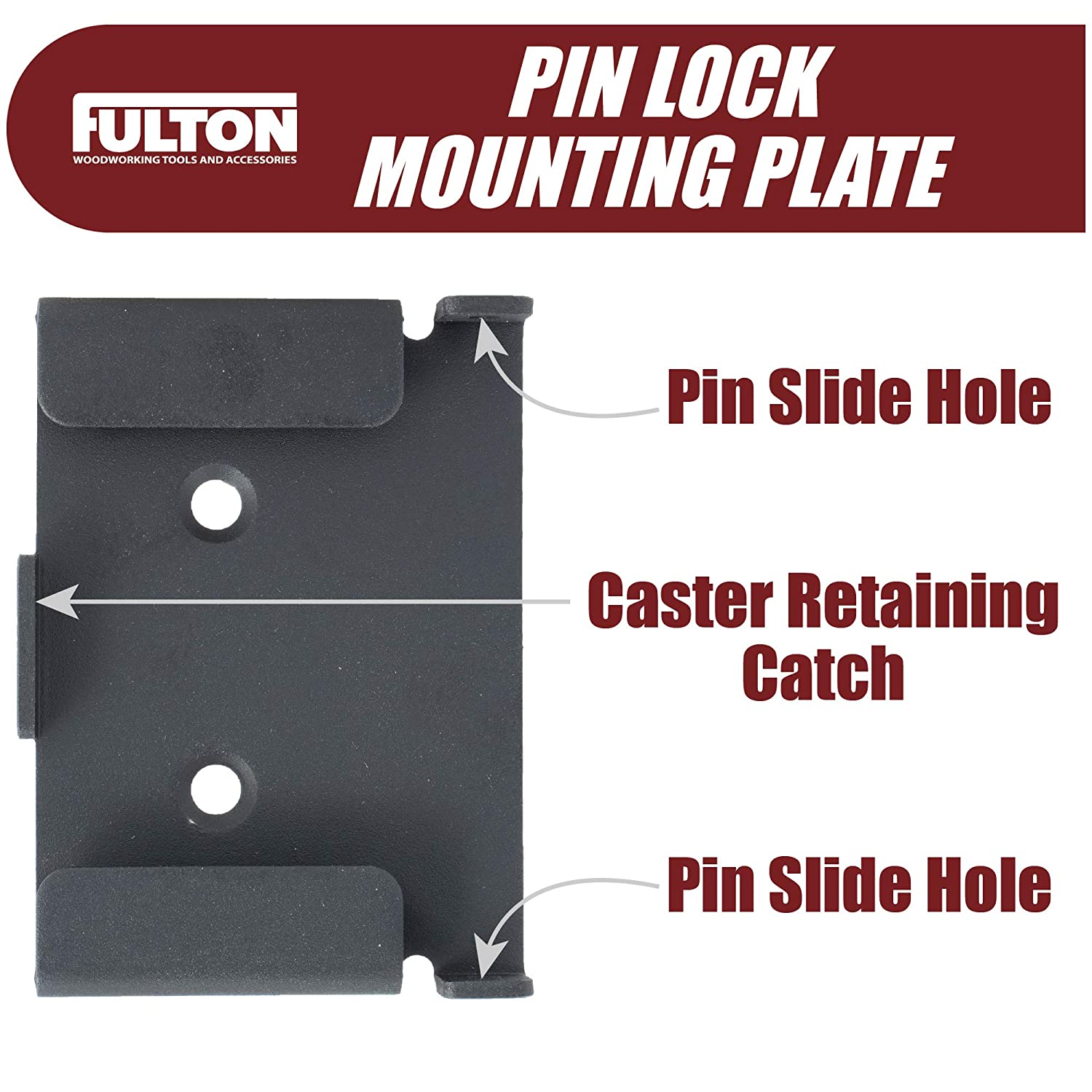 Fulton Workbench Casters with PIN Lock Mounting Plates, Caster Wheels  11559 Lazada PH