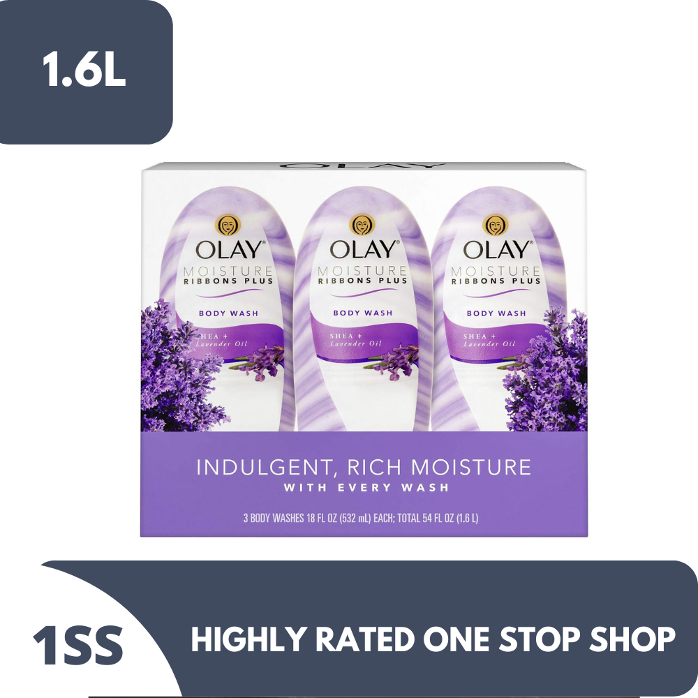 Olay Moisture Ribbon Plus Body Wash 3CT 1.6L Lazada PH