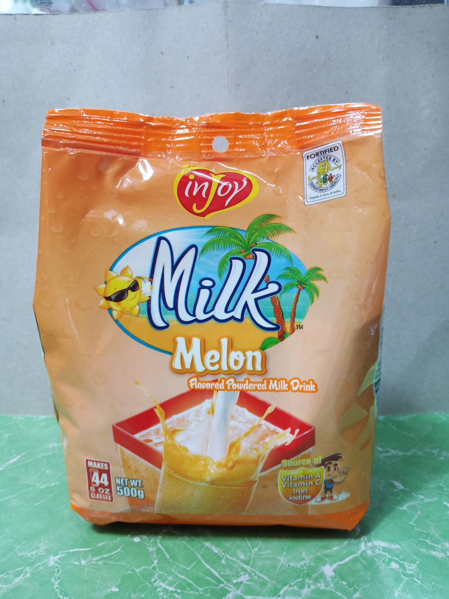 INJOY MILK MELON JUICE FLAVORED POWDER MILK DRINK NET. WT500G Lazada PH