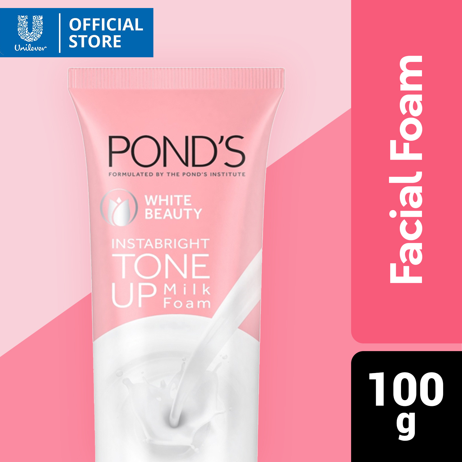 ponds instabright tone up facial foam