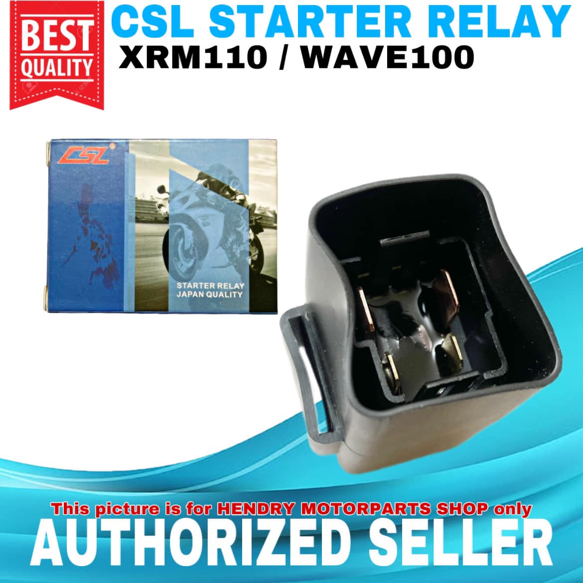 CSL STARTER RELAY FOR HONDA WAVE100 / WAVE 100 / XRM110 / XRM 110 JAPAN
