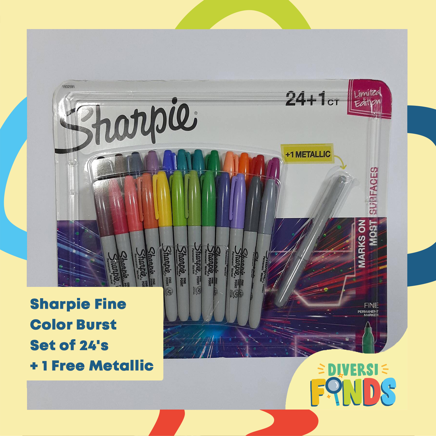 Sharpie 24 color clearance set