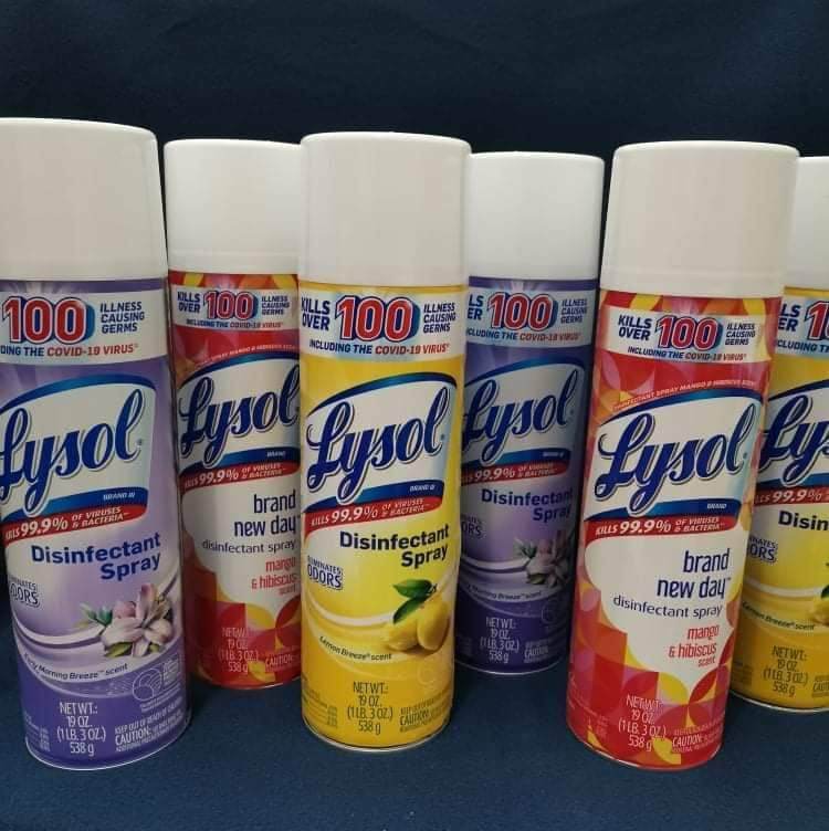 Lysol Disinfectant Spray EARLY MORNING BREEZE SCENT 190z (538g) | Lazada PH